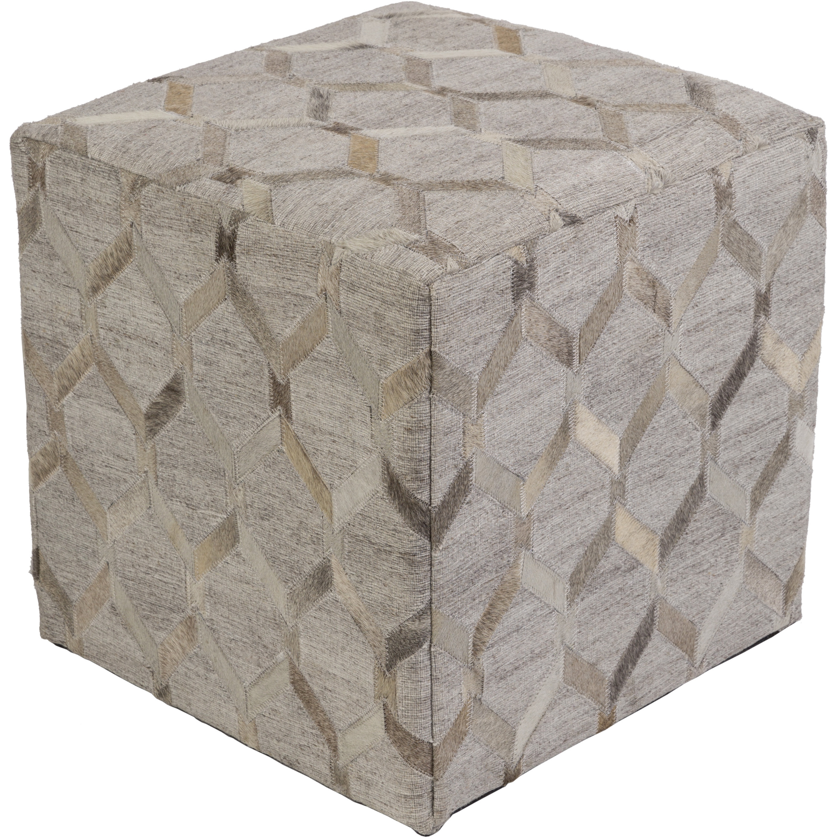 Lydia 18 inch Charcoal Ottoman
