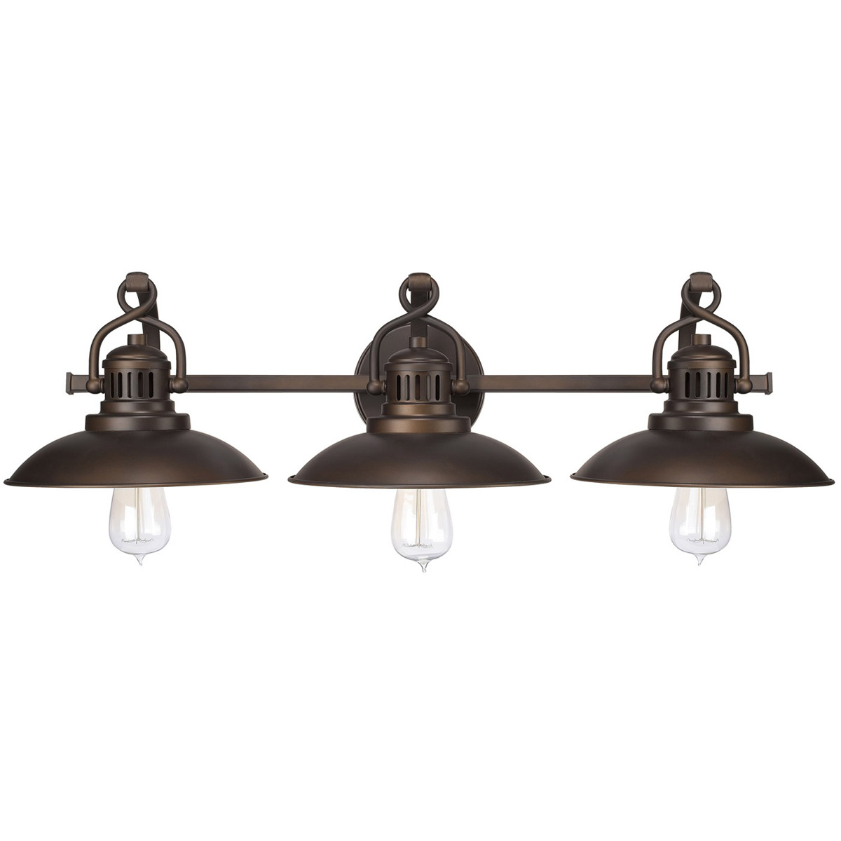 Rapids 3 Light 30 inch Burnished Bronze Vanity Light Wall Light