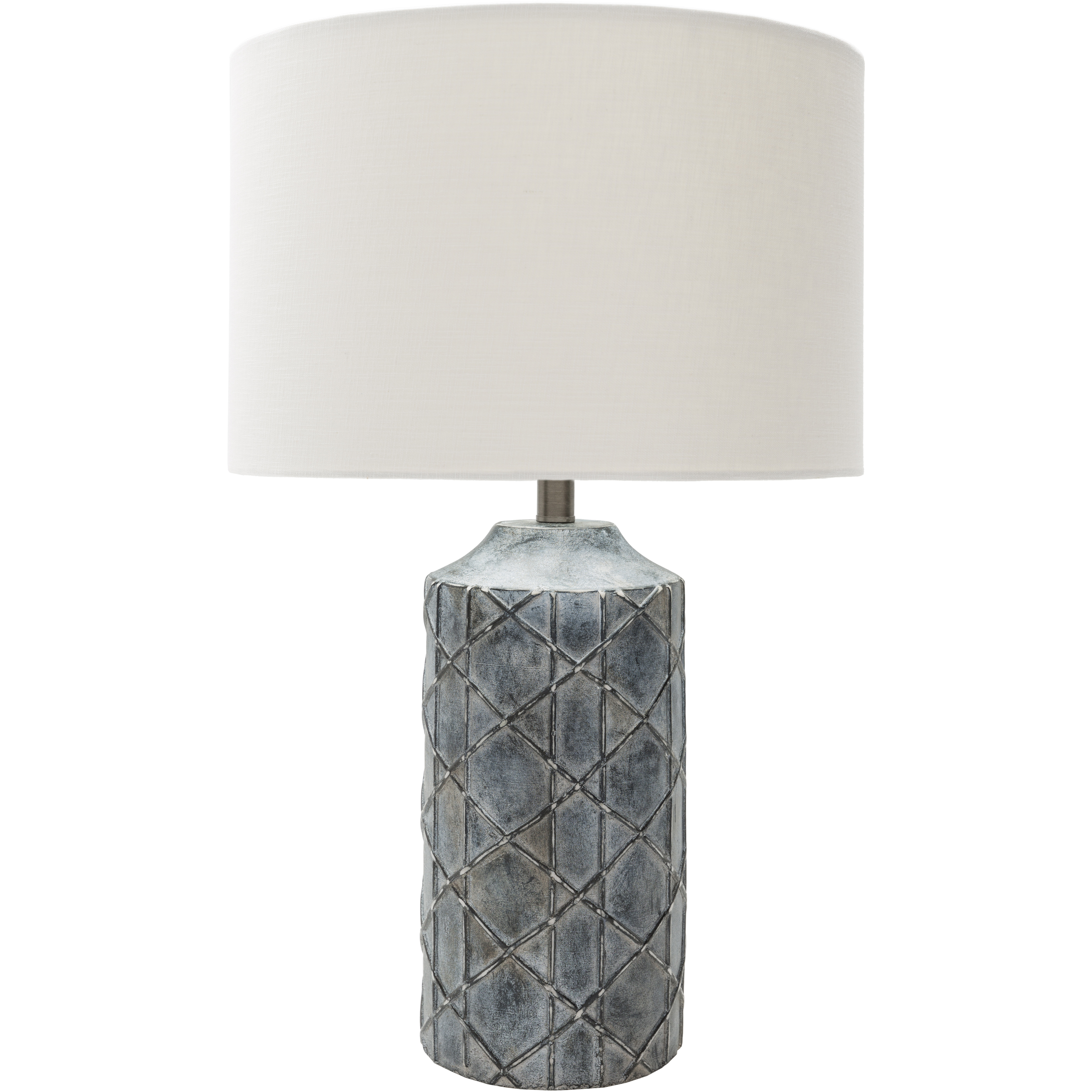 Cooper 26.75 inch 100 watt Slate Gray Table Lamp Portable Light