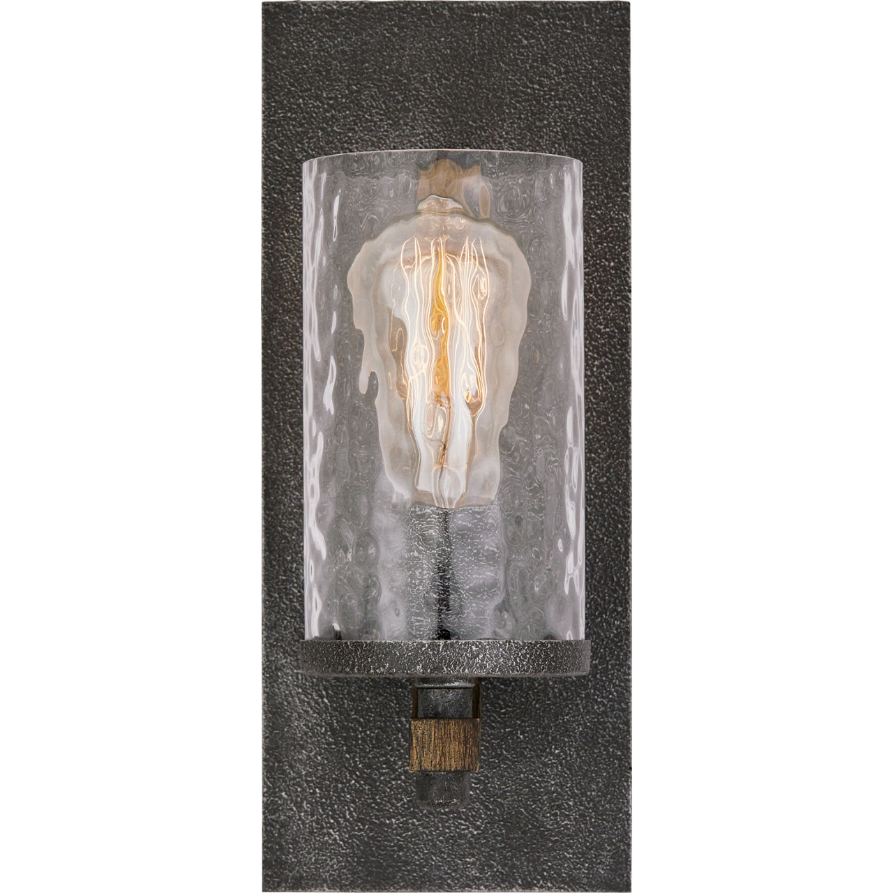 Lanesnoro 1 Light 5.5 inch Distressed Weathered Oak and Slated Grey Metal Vanity Light Wall Light